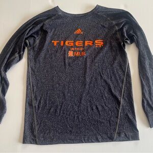 Adidas Dark Gray Tigers Long Sleeve Shirt